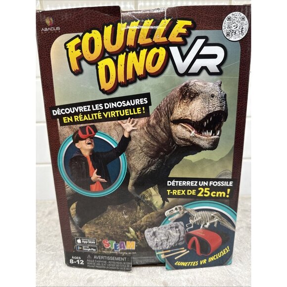 Abacus Brands Dino Dig Vr Goggles for Mobile Virtual Reality Kids Science Kit - Picture 2 of 6